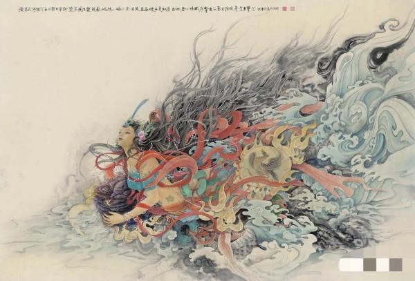 國畫女媧補天 欣賞！喜歡的收藏