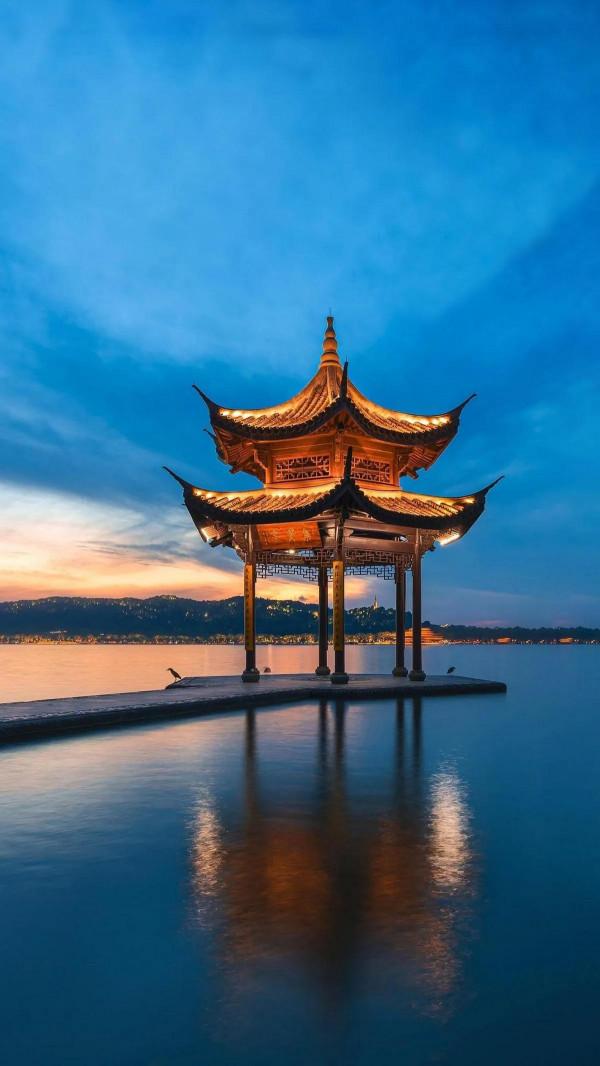 絕美西湖美景太美了