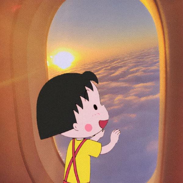 超級治癒的卡通動漫朋友圈背景圖