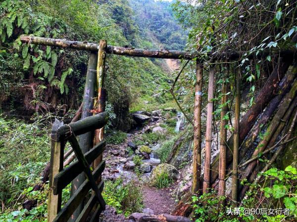 距成都80多公里的冷門徒步勝地，山中風景原始，古道滄桑古廟深藏