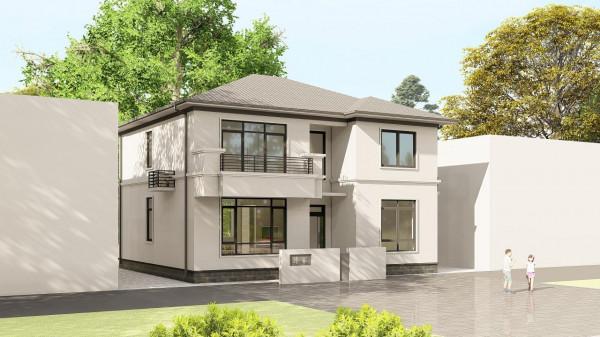 小面寬兩層現代實用型小別墅,4室2廳3衛1廚1娛樂室1陽臺 小面寬兩層現代實用型小別墅,4室2廳3衛1廚1娛樂室1陽臺