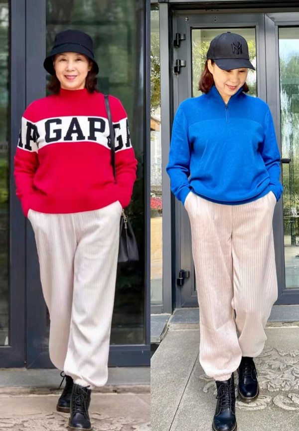女人六十而不老，這位阿姨優雅的穿搭，真實自然接地氣，非常減齡