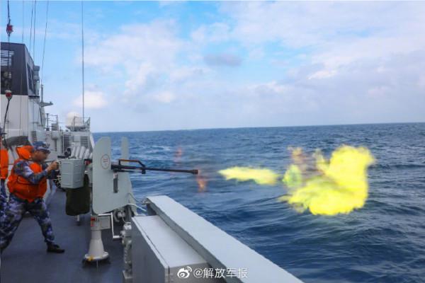 高畫質大圖帶你看艦艇海上訓練